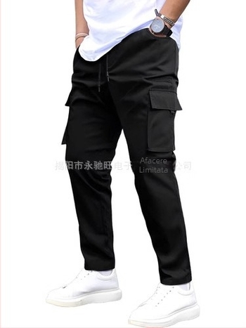 Stil american de vară nou spălat personalitate la modă pantaloni drepți moda stradă vrac casual pantaloni lungi versatil unisex