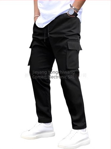 Stil american de vară nou spălat personalitate la modă pantaloni drepți moda stradă vrac casual pantaloni lungi versatil unisex