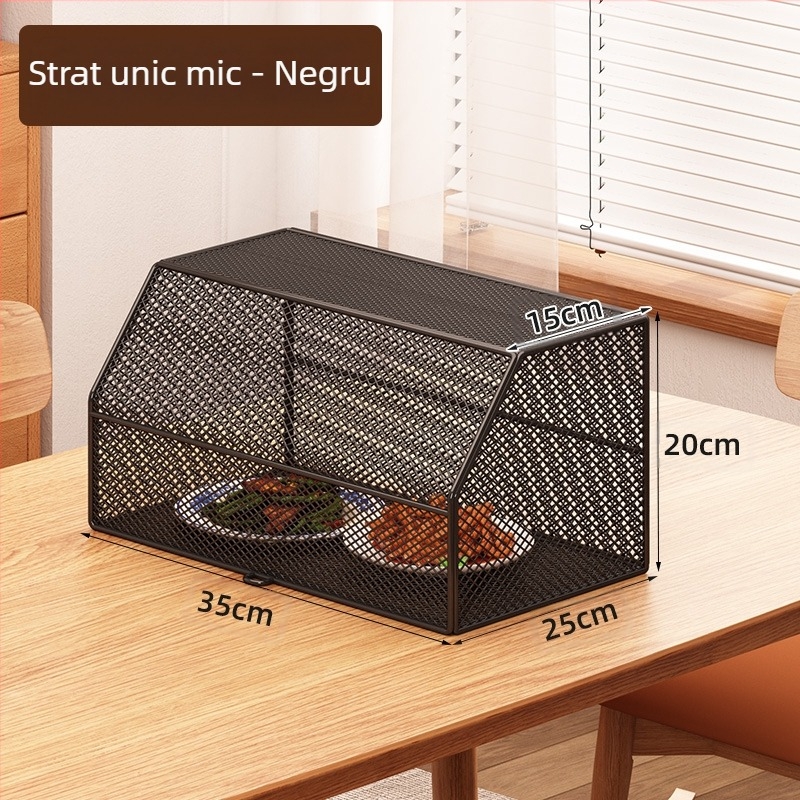 Raft de bucătărie, blat, masă de luat masa, capac anti-fly și țânțari, capac pentru vasul de bucătărie, raft de depozitare multistrat pentru desktop