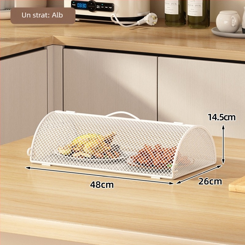 Raft de bucătărie, blat, masă de luat masa, capac anti-fly și țânțari, capac pentru vasul de bucătărie, raft de depozitare multistrat pentru desktop