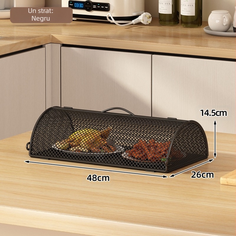 Raft de bucătărie, blat, masă de luat masa, capac anti-fly și țânțari, capac pentru vasul de bucătărie, raft de depozitare multistrat pentru desktop