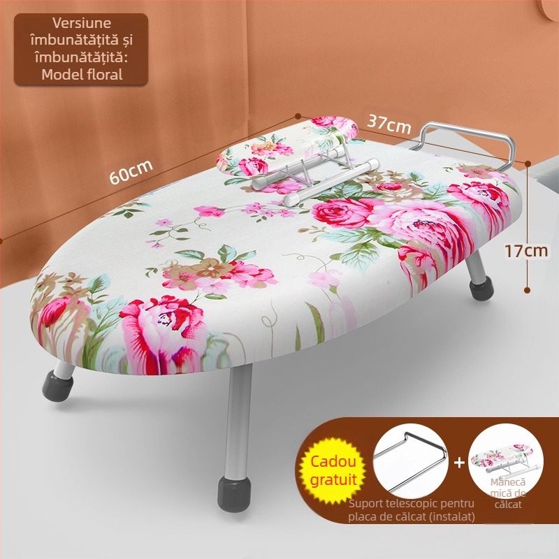 Masă de călcat pliabilă de uz casnic, Masă de călcat mică, Pernă de călcat, Suport pentru masă de călcat, Suport de călcat, Masă de călcat pliabilă