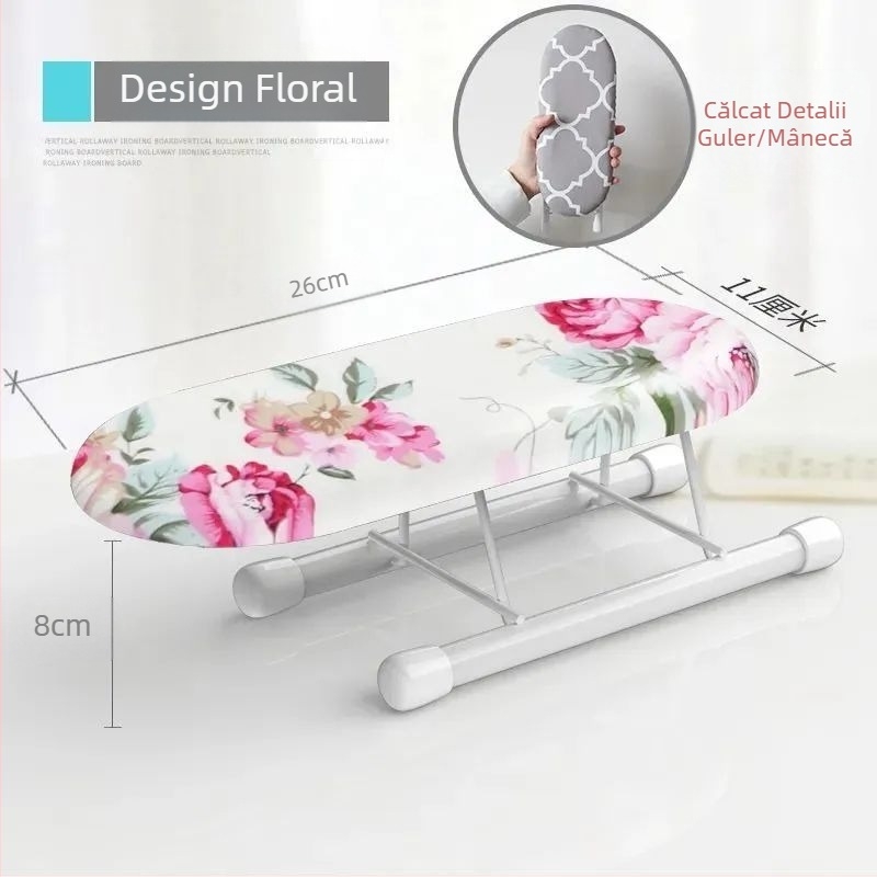 Masă de călcat pliabilă de uz casnic, Masă de călcat mică, Pernă de călcat, Suport pentru masă de călcat, Suport de călcat, Masă de călcat pliabilă