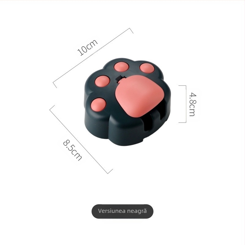 Suport pentru periuță de dinți cu gheare de pisică drăguț, montat pe perete, pentru uz casnic, fără perforații, pentru toaletă, periuță de dinți electrică, suport creativ pentru periuță de dinți pentru copii