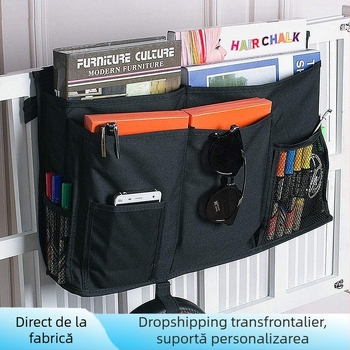 Geantă de noptieră pentru copii, din material textil nou, pentru dormitor studențesc, multifuncțională, pentru noptieră, geantă de depozitare pliabilă, geantă de depozitare