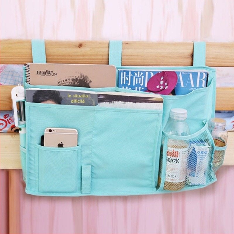 Geantă de noptieră pentru copii, din material textil nou, pentru dormitor studențesc, multifuncțională, pentru noptieră, geantă de depozitare pliabilă, geantă de depozitare