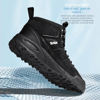 Pantofi sport pentru bărbați Jinjiang 2024, mărime plus, cu talpă groasă, rezistenți la uzură, antiderapanți, pentru drumeții, sporturi de agrement în aer liber, mărime plus