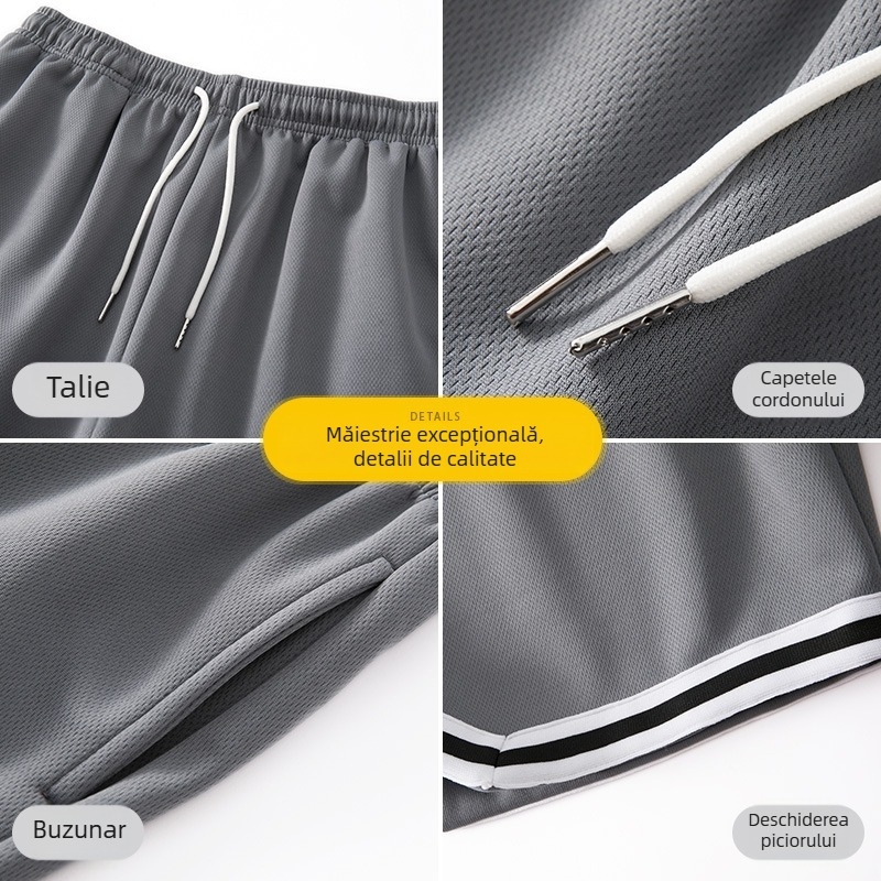 Pantaloni scurți de vară pentru bărbați, pantaloni sport casual, la modă, de brand, pantaloni lejeri cu uscare rapidă, haine de lucru, en-gros