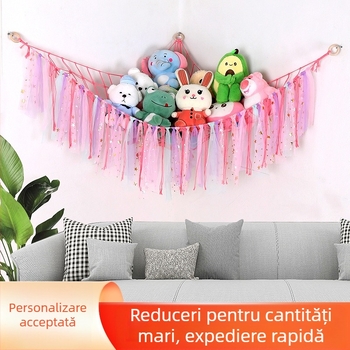 Panglică transfrontalieră din bumbac, frânghie, plasă pentru păpuși, buzunar, țesut manual, panglică triunghiulară, buzunar de depozitare, plasă de buzunar, frânghie de bumbac, hamac agățat de perete