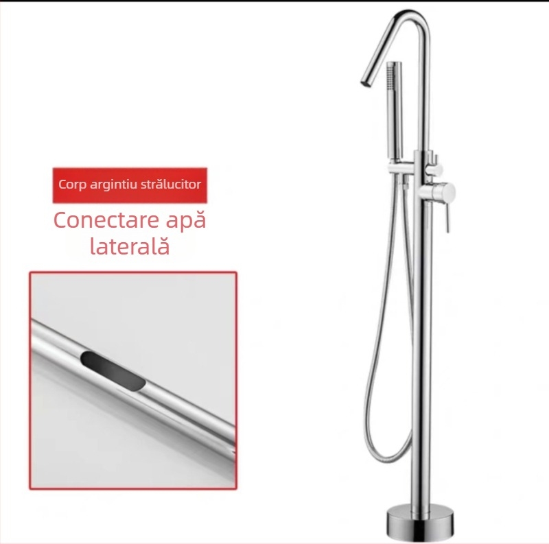 Robinet pentru cadă de podea, coloană de cupru, robinet pentru cadă, hotel, acasă, cald și rece, control automat, fabrică, en-gros