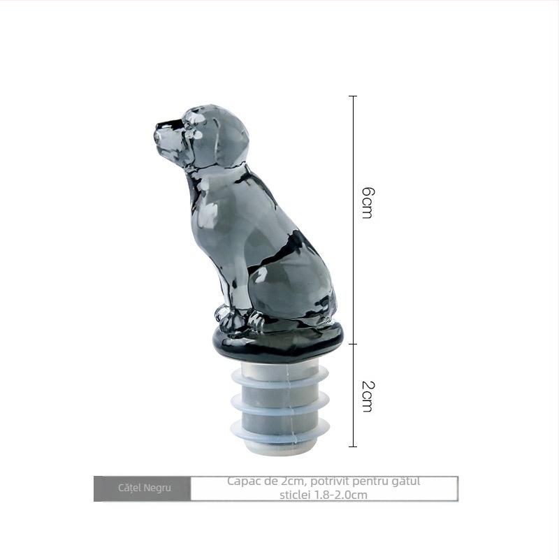 Original exportat în Japonia, pisică francă, animal, dop de sticlă de vin creativ, casă, vin spumant drăguț, sigilat, pisică de vin