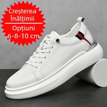 2022 în primăvara și vara, pantofi bărbătești cu mărime de 10 cm, pantofi casual, pantofi invizibili cu mărime 8, pantofi casual albi, pantofi sport 6