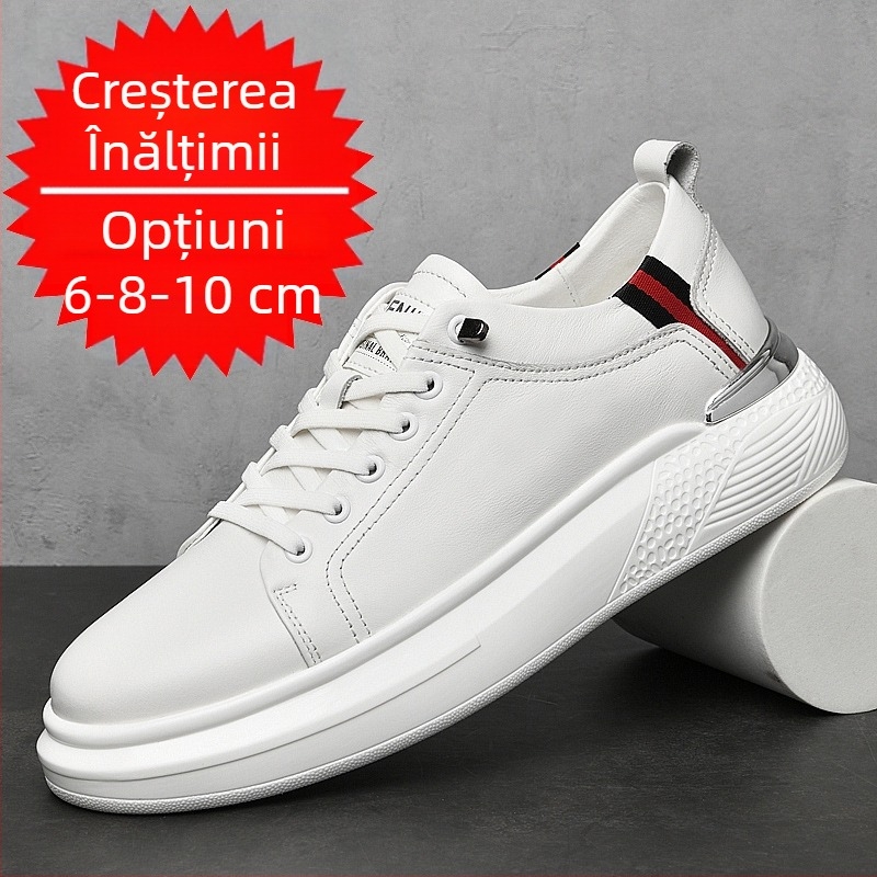 2022 în primăvara și vara, pantofi bărbătești cu mărime de 10 cm, pantofi casual, pantofi invizibili cu mărime 8, pantofi casual albi, pantofi sport 6