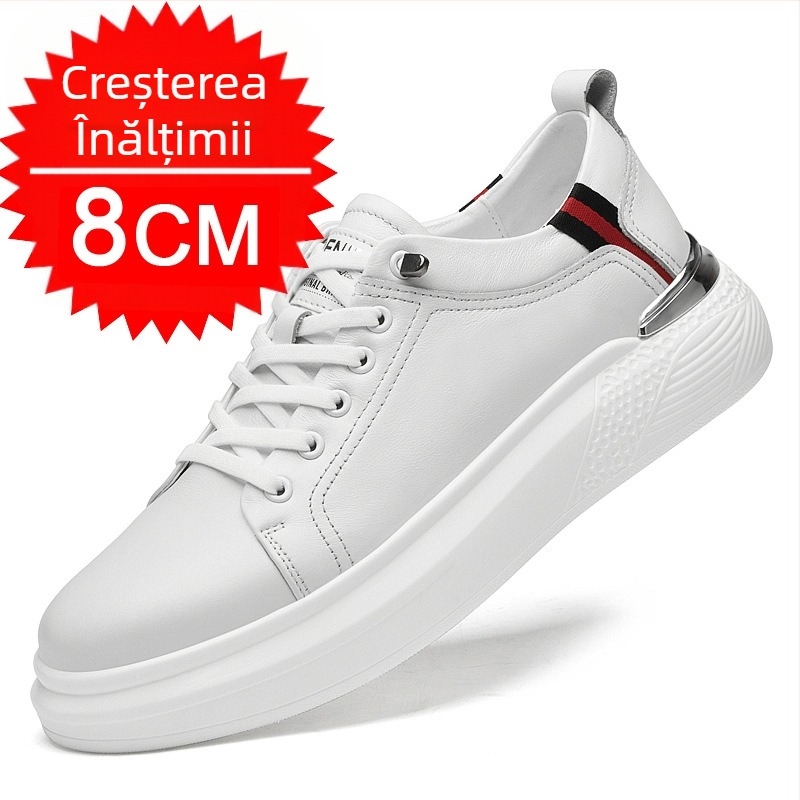 2022 în primăvara și vara, pantofi bărbătești cu mărime de 10 cm, pantofi casual, pantofi invizibili cu mărime 8, pantofi casual albi, pantofi sport 6