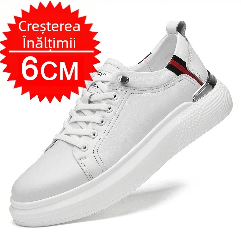2022 în primăvara și vara, pantofi bărbătești cu mărime de 10 cm, pantofi casual, pantofi invizibili cu mărime 8, pantofi casual albi, pantofi sport 6