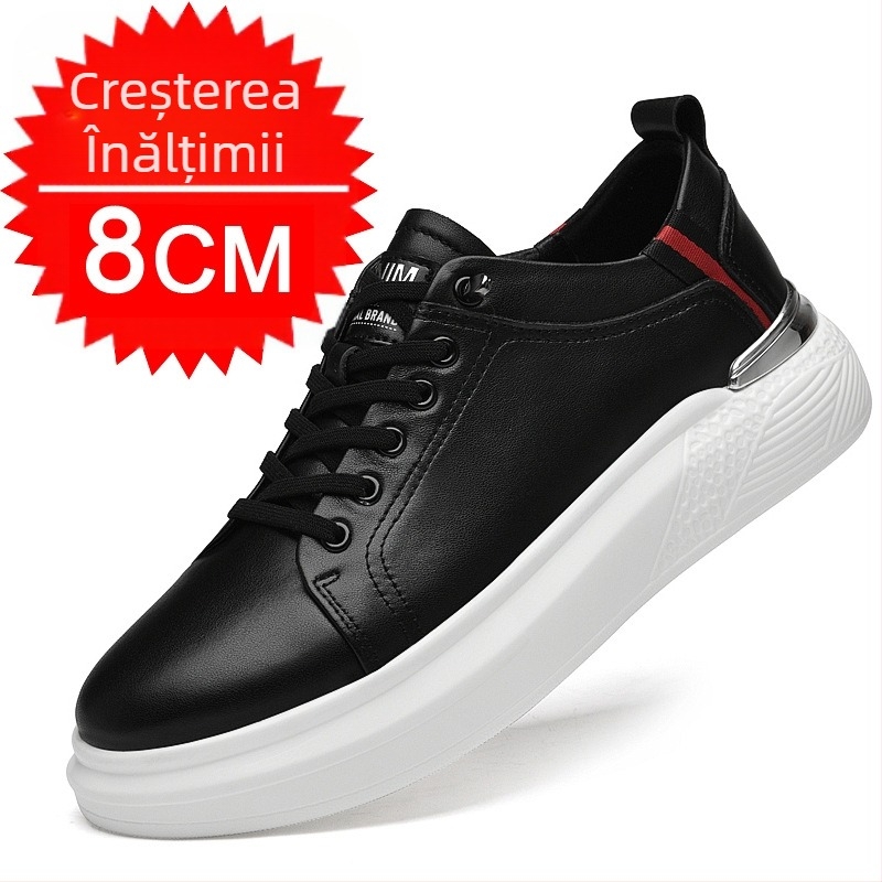 2022 în primăvara și vara, pantofi bărbătești cu mărime de 10 cm, pantofi casual, pantofi invizibili cu mărime 8, pantofi casual albi, pantofi sport 6
