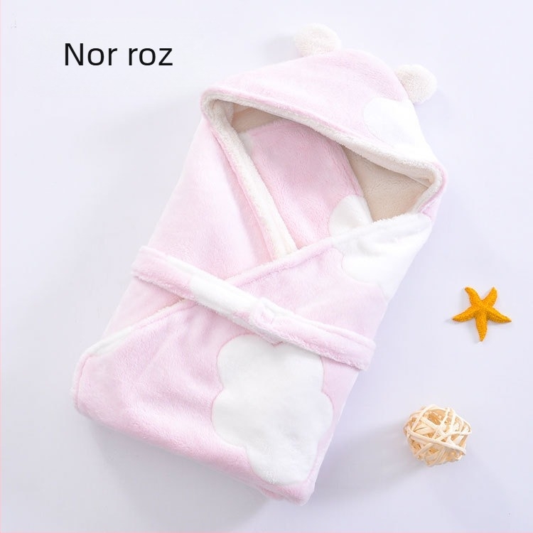 Pătură pentru bebeluși de iarnă îngroșată, sac de dormit pentru nou-născuți, pătură caldă de toamnă și de iarnă, produse super moi pentru nou-născuți
