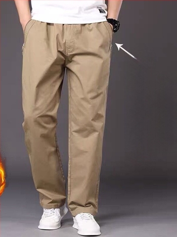 Salopetă bărbați căptușită cu fleece îngroșată toamna și iarna, pantaloni scurți, stil casual, stil de iarnă, stil de iarnă, stil de iarnă