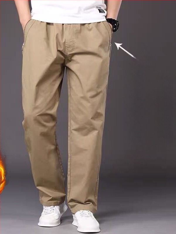 Salopetă bărbați căptușită cu fleece îngroșată toamna și iarna, pantaloni scurți, stil casual, stil de iarnă, stil de iarnă, stil de iarnă