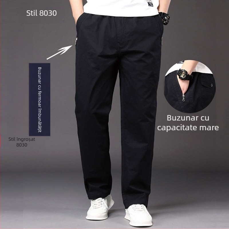 Salopetă bărbați căptușită cu fleece îngroșată toamna și iarna, pantaloni scurți, stil casual, stil de iarnă, stil de iarnă, stil de iarnă