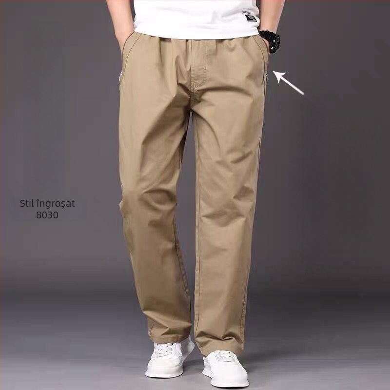 Salopetă bărbați căptușită cu fleece îngroșată toamna și iarna, pantaloni scurți, stil casual, stil de iarnă, stil de iarnă, stil de iarnă