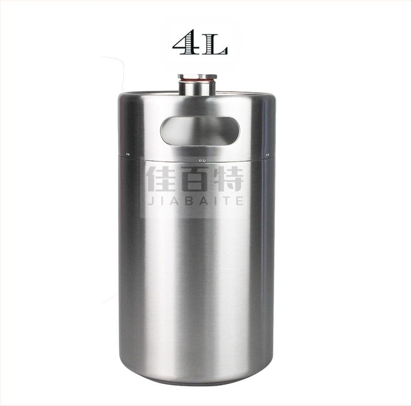 Oțel inoxidabil 304, 2L/3,6L/5L/10L, mini butoi de bere, butoi de vin alb, artizanal, oală de bere preparată acasă, oală de alcool