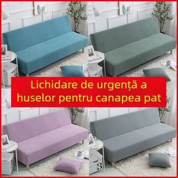 Husă de canapea extensibilă multifuncțională, fără brațe, elastică, pliabilă, din material textil, husă universală all-inclusive