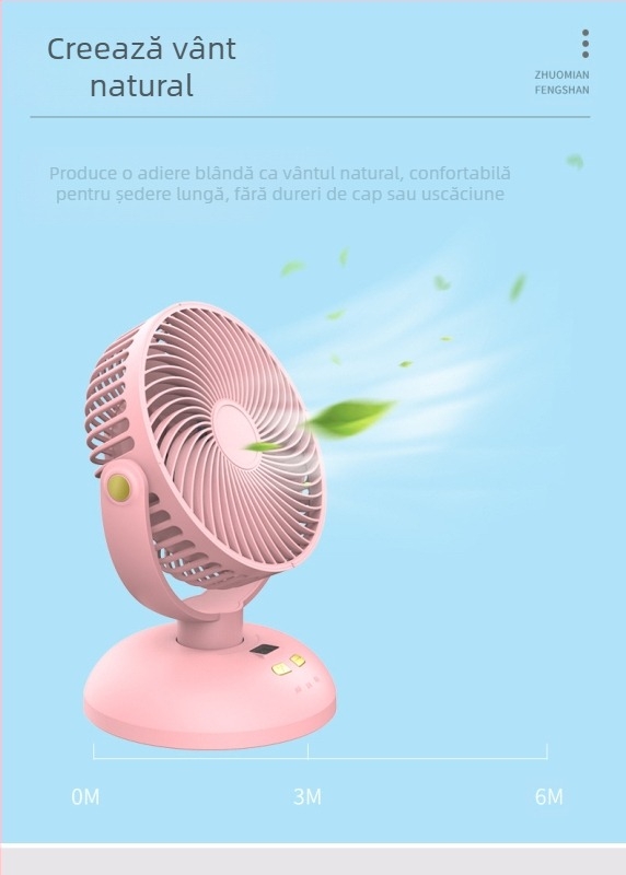 Ventilator mic portabil de mare viteză Turbo 120, reîncărcabil, mini Hurricane, USB, portabil, nou, en-gros transfrontalier