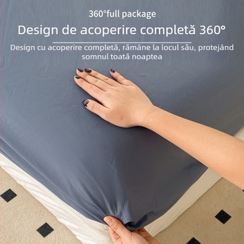 Cearșafuri de pat din bumbac pur, stil Muji, tip A, bucată unică din bumbac pur, husă de pat din bumbac pur de bună calitate, husă de pat pentru mame și sugari, auto-acționată