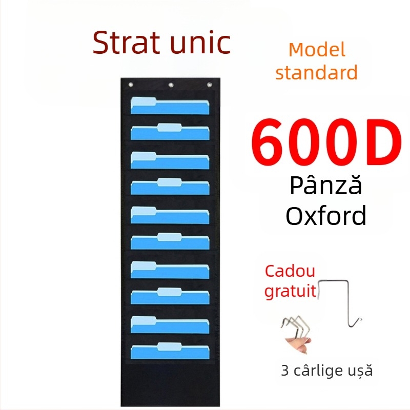 Geantă de depozitare a dosarelor cu 10 straturi, din pânză Oxford Spot, pentru cărți și reviste, cu 10 straturi, geantă de depozitare pentru dosare de birou