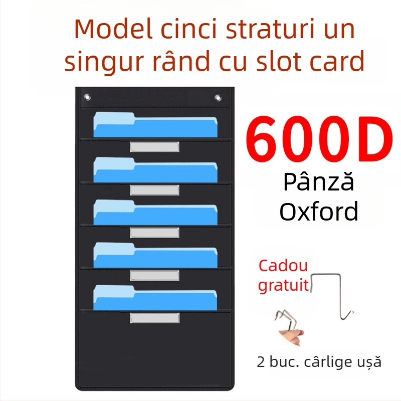 Geantă de depozitare a dosarelor cu 10 straturi, din pânză Oxford Spot, pentru cărți și reviste, cu 10 straturi, geantă de depozitare pentru dosare de birou