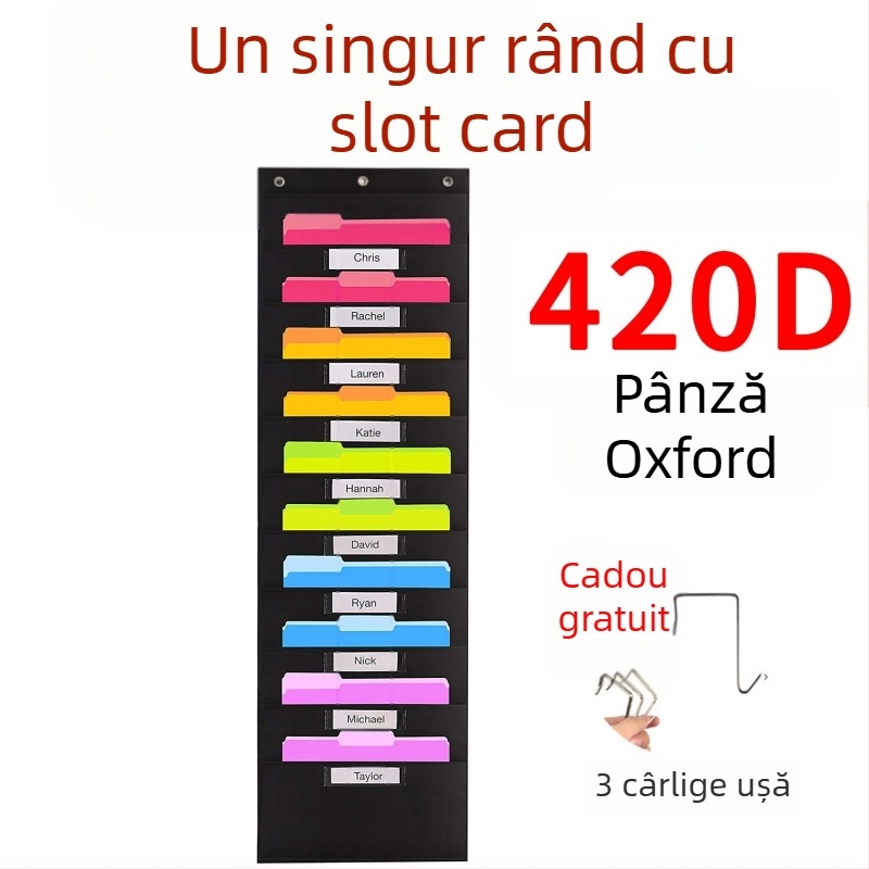 Geantă de depozitare a dosarelor cu 10 straturi, din pânză Oxford Spot, pentru cărți și reviste, cu 10 straturi, geantă de depozitare pentru dosare de birou