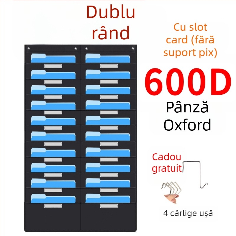 Geantă de depozitare a dosarelor cu 10 straturi, din pânză Oxford Spot, pentru cărți și reviste, cu 10 straturi, geantă de depozitare pentru dosare de birou