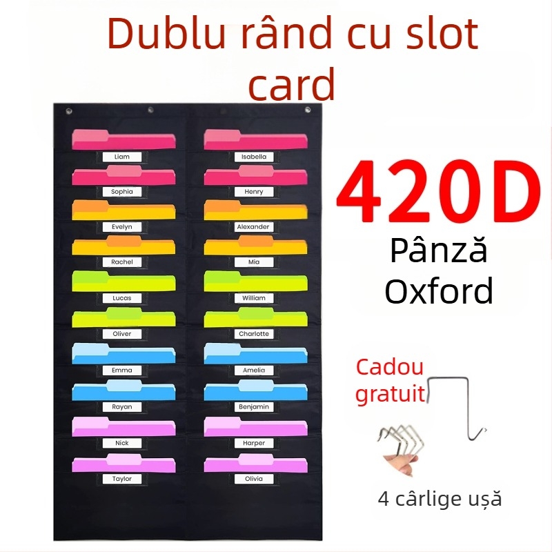 Geantă de depozitare a dosarelor cu 10 straturi, din pânză Oxford Spot, pentru cărți și reviste, cu 10 straturi, geantă de depozitare pentru dosare de birou