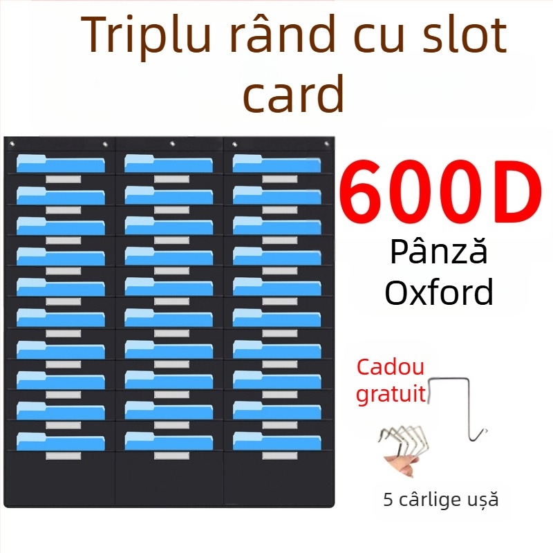 Geantă de depozitare a dosarelor cu 10 straturi, din pânză Oxford Spot, pentru cărți și reviste, cu 10 straturi, geantă de depozitare pentru dosare de birou