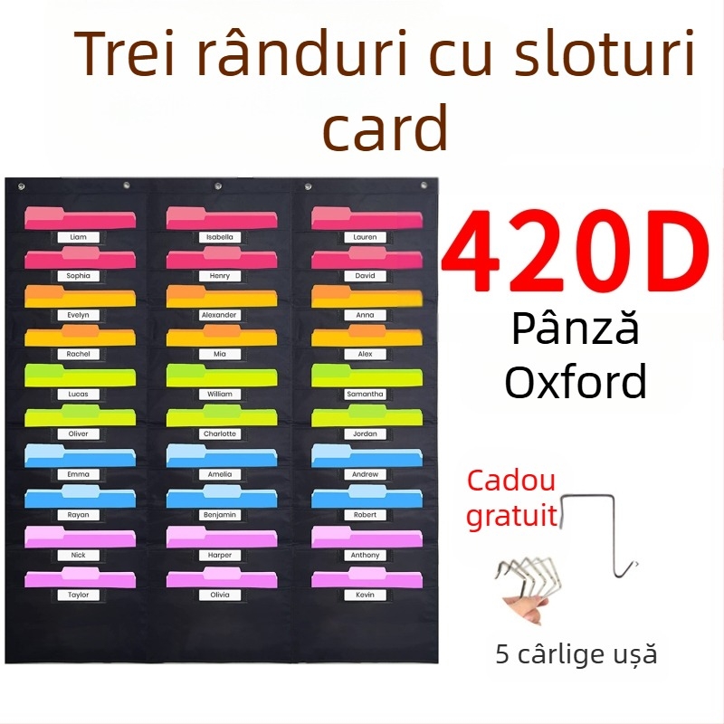 Geantă de depozitare a dosarelor cu 10 straturi, din pânză Oxford Spot, pentru cărți și reviste, cu 10 straturi, geantă de depozitare pentru dosare de birou
