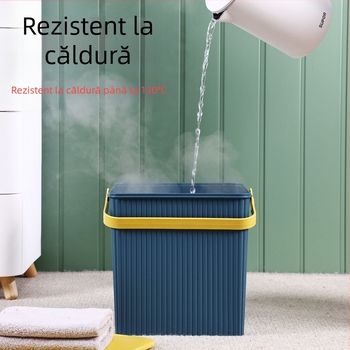 Butoi de depozitare pătrat pentru păpuși îngroșat, cu capac, portabil, multifuncțional, butoi de depozitare, cadru de baie din plastic, coș de baie, scaun de jucărie, en-gros