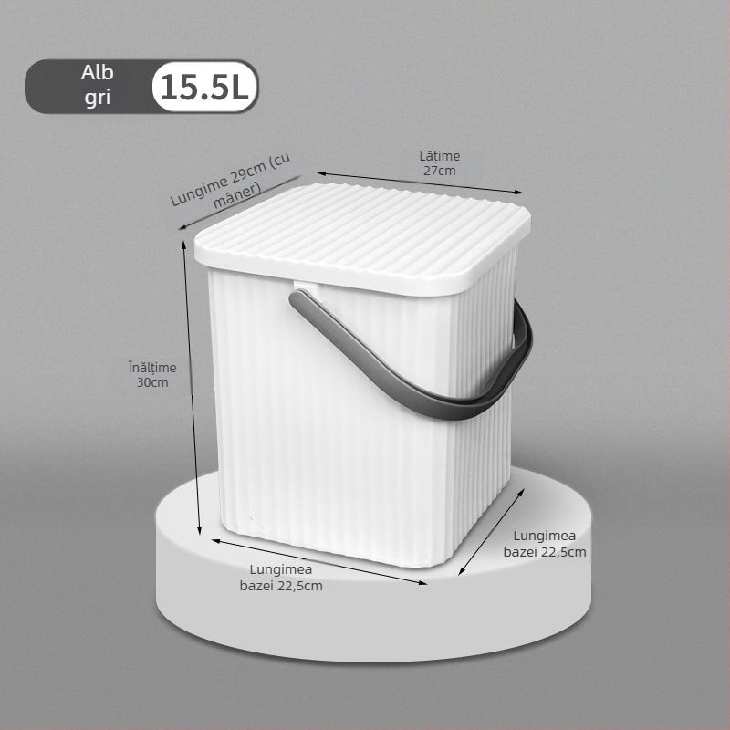 Butoi de depozitare pătrat pentru păpuși îngroșat, cu capac, portabil, multifuncțional, butoi de depozitare, cadru de baie din plastic, coș de baie, scaun de jucărie, en-gros