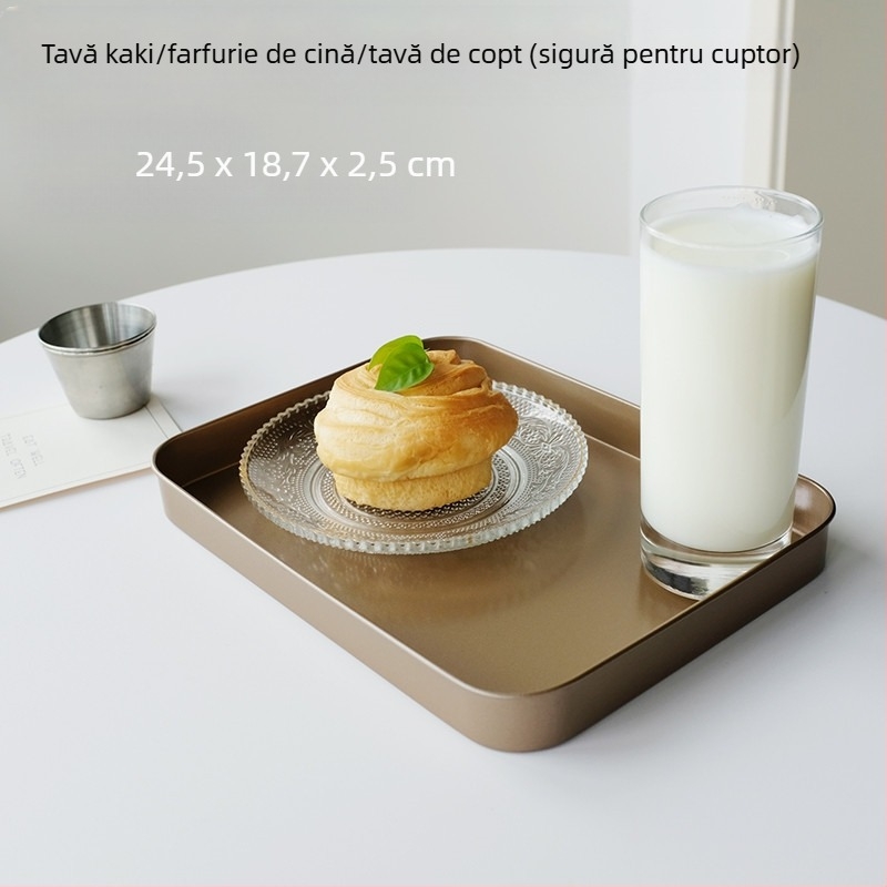 Stil american creativ veselă fier prăjit gustări coș cartofi prăjiți coș prăjiți coș desert pui prăjit pâine coș farfurie recipient
