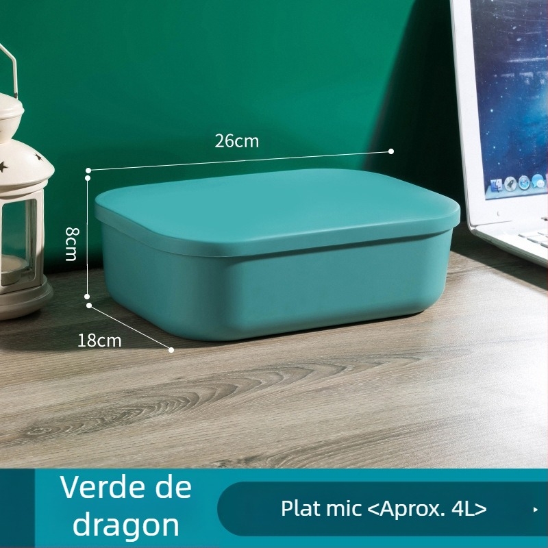 Cutie de depozitare colorată Macaron, baie, dormitor, jucării cosmetice, cutie de depozitare rezistentă la praf, coș de fixare cu cinci piese pentru diverse