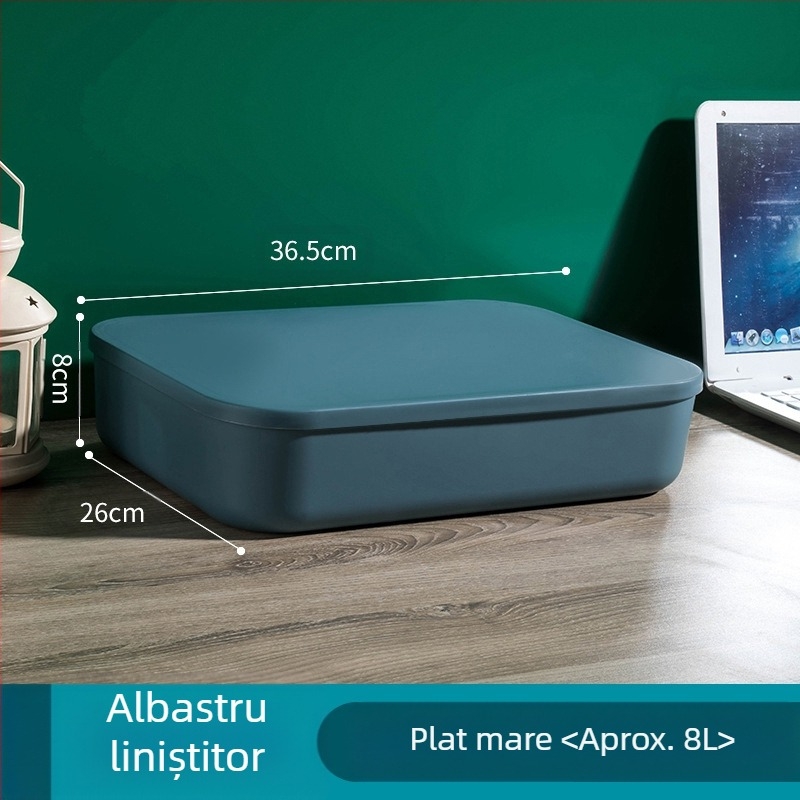 Cutie de depozitare colorată Macaron, baie, dormitor, jucării cosmetice, cutie de depozitare rezistentă la praf, coș de fixare cu cinci piese pentru diverse