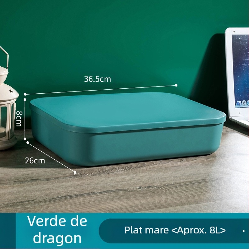 Cutie de depozitare colorată Macaron, baie, dormitor, jucării cosmetice, cutie de depozitare rezistentă la praf, coș de fixare cu cinci piese pentru diverse