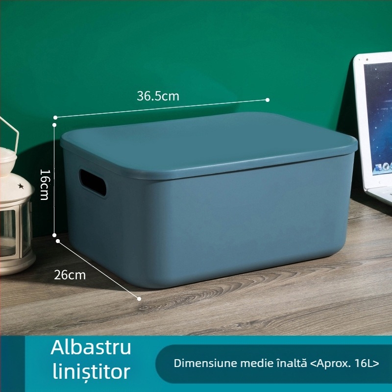 Cutie de depozitare colorată Macaron, baie, dormitor, jucării cosmetice, cutie de depozitare rezistentă la praf, coș de fixare cu cinci piese pentru diverse