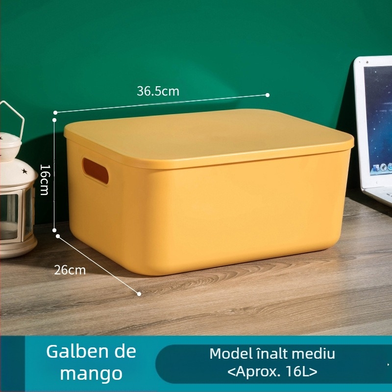 Cutie de depozitare colorată Macaron, baie, dormitor, jucării cosmetice, cutie de depozitare rezistentă la praf, coș de fixare cu cinci piese pentru diverse