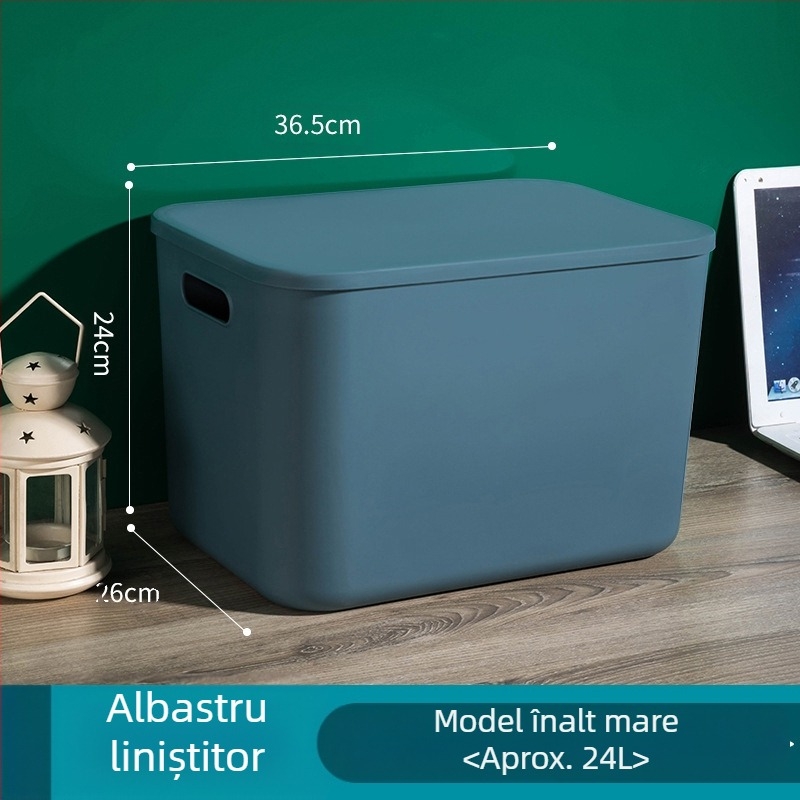 Cutie de depozitare colorată Macaron, baie, dormitor, jucării cosmetice, cutie de depozitare rezistentă la praf, coș de fixare cu cinci piese pentru diverse