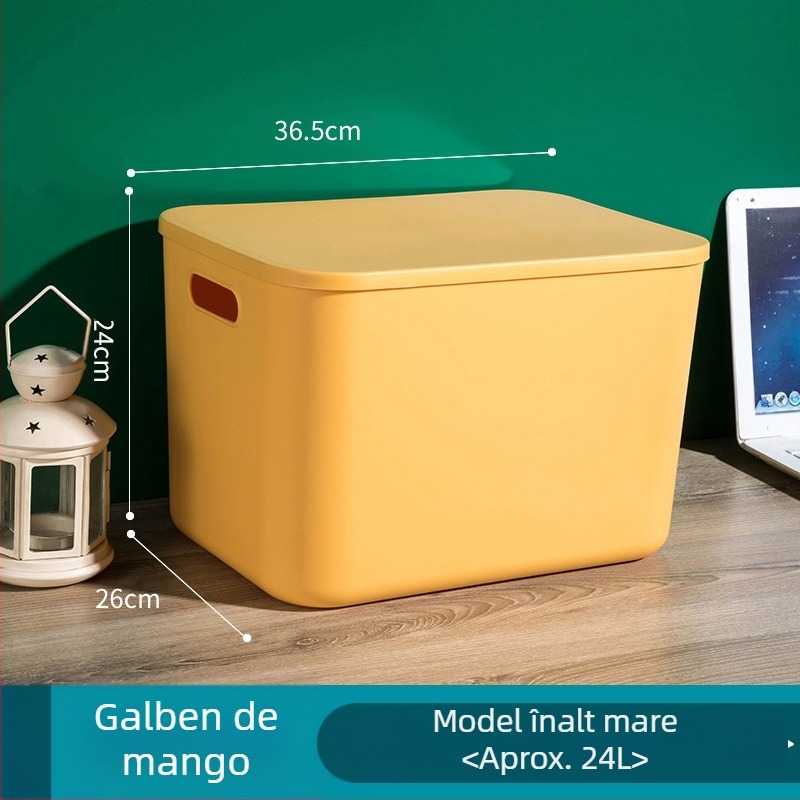 Cutie de depozitare colorată Macaron, baie, dormitor, jucării cosmetice, cutie de depozitare rezistentă la praf, coș de fixare cu cinci piese pentru diverse