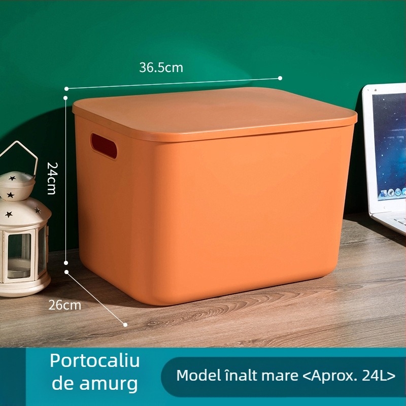 Cutie de depozitare colorată Macaron, baie, dormitor, jucării cosmetice, cutie de depozitare rezistentă la praf, coș de fixare cu cinci piese pentru diverse