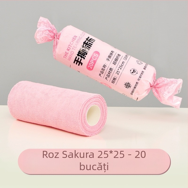 Lavetă de curățare a bucătăriei, îngroșată, absorbantă de ulei, din microfibră laminată, imprimată, ușor de rupt manual