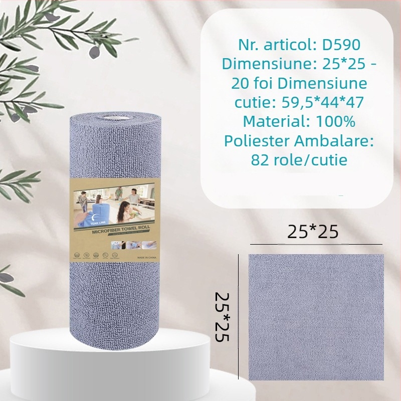 Lavetă de curățare a bucătăriei, îngroșată, absorbantă de ulei, din microfibră laminată, imprimată, ușor de rupt manual