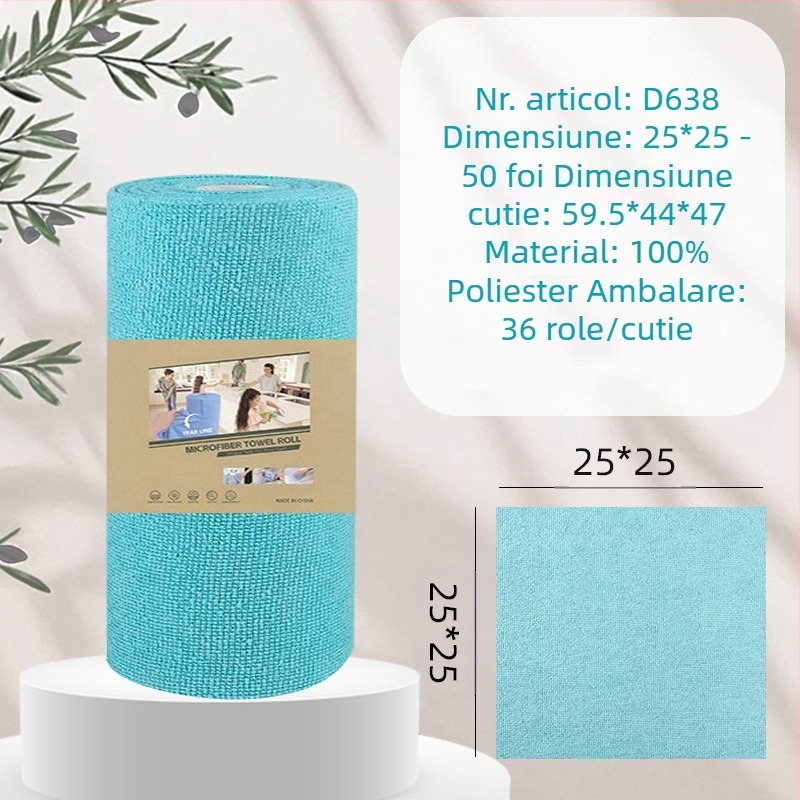 Lavetă de curățare a bucătăriei, îngroșată, absorbantă de ulei, din microfibră laminată, imprimată, ușor de rupt manual